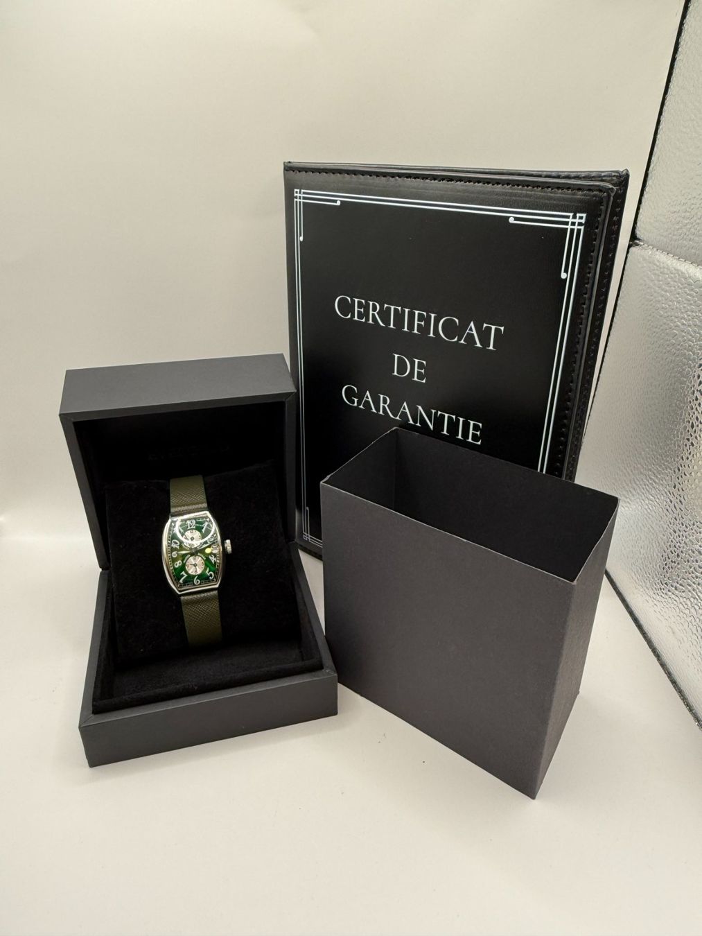 Franck Muller Uhren: Franck Muller Master Banker 5850 MB cadran vert – Gebraucht aus Bottens von Evergold.ch 4