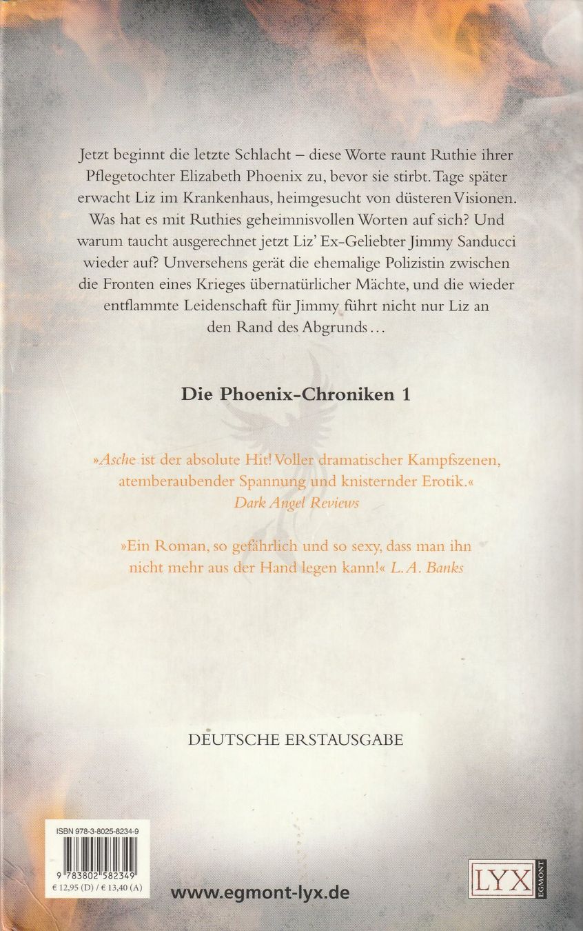 Libri: Lori Handeland Asche / Blut - Phoenix Chroniken – Usato da Luzern venduto da Baumhuepfer01 1