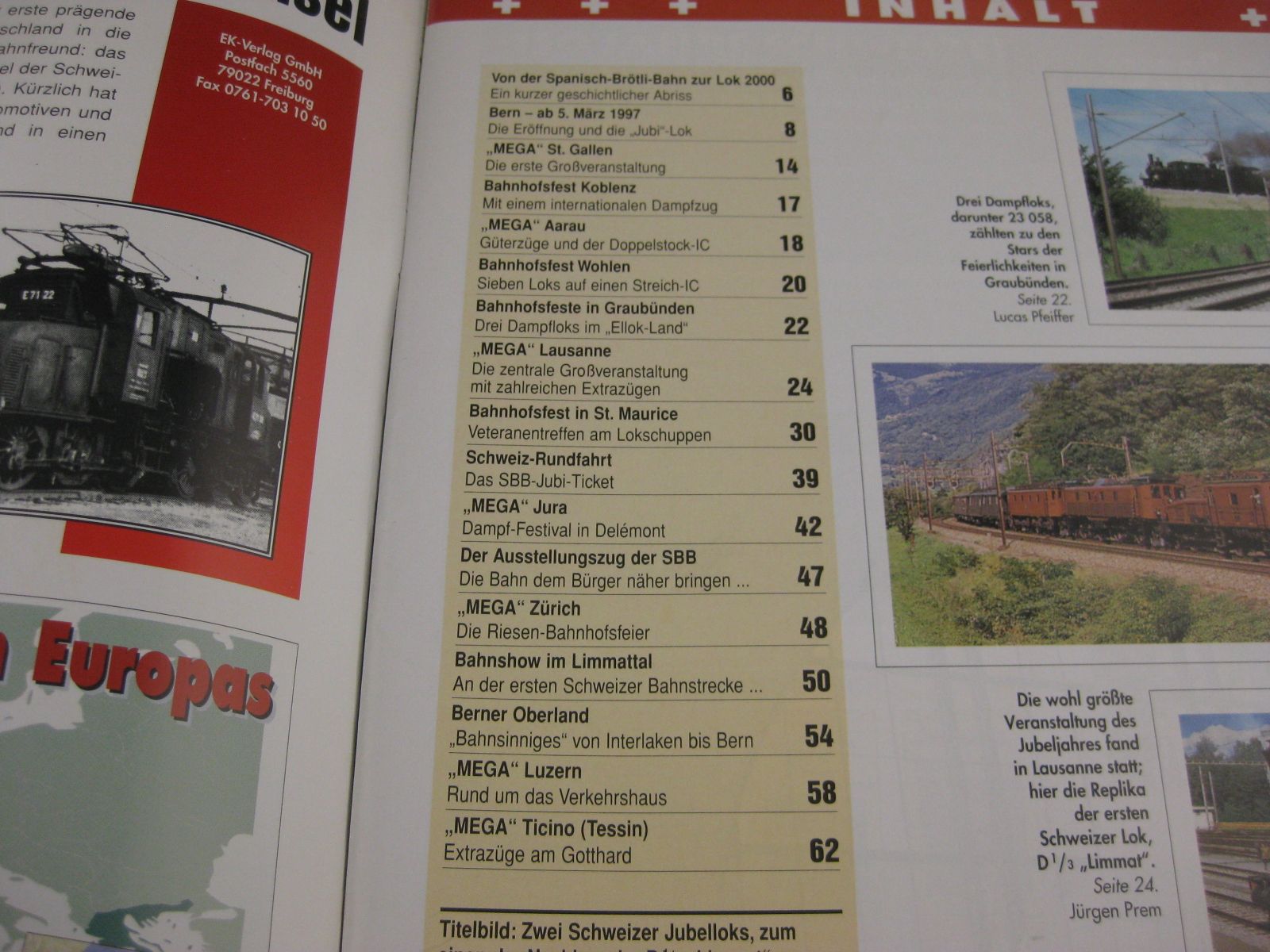 Bücher: Schweiz 1997 – Gebraucht aus Malters von Marosko 1