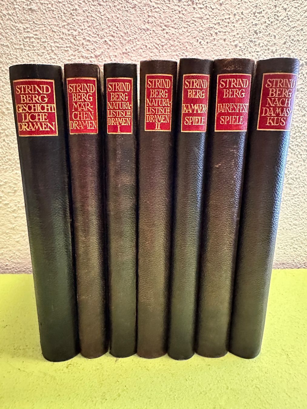 Libri: August Strindberg: 5 Bde. Romane, 7 Bde. Dramen – Usato da Zürich venduto da allp 6