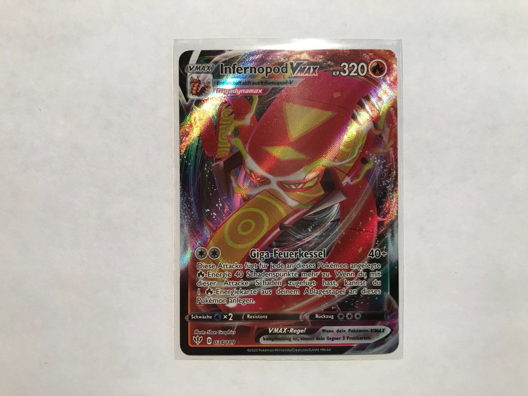 Pokémon Carte collezionabili: Infernopod Vmax – Nuovo (secondo la descrizione) da Hagendorn venduto da Pokecollectorch