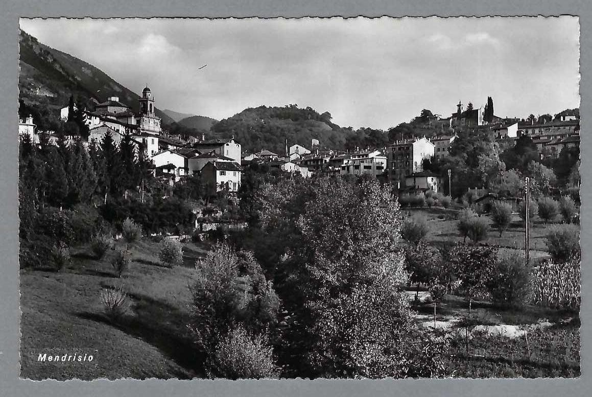 Cartes postales: MENDRISIO, PANORAMA; NON COMUNE. – D'occasion à Pura par ulisse1957