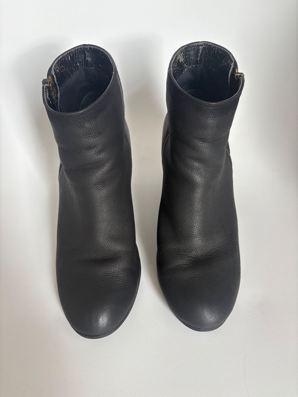 Scarpe da donna: Schwarze Stiefeletten, Echt Leder, Grösse 38 – Usato da Wetzikon ZH venduto da Bimbo33 2