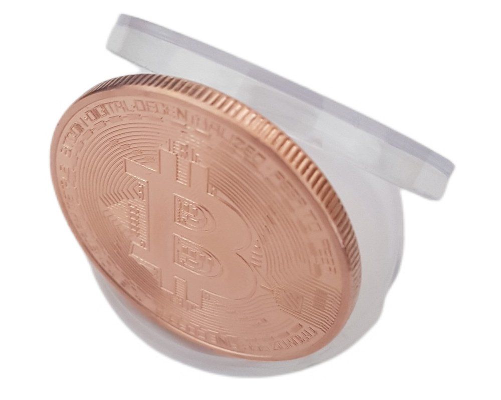 Medaglie: Bitcoin Medaille kupferfarben in Box BTC – Nuovo (secondo la descrizione) da Buchrain venduto da WerkzeugeErsatzteile 3
