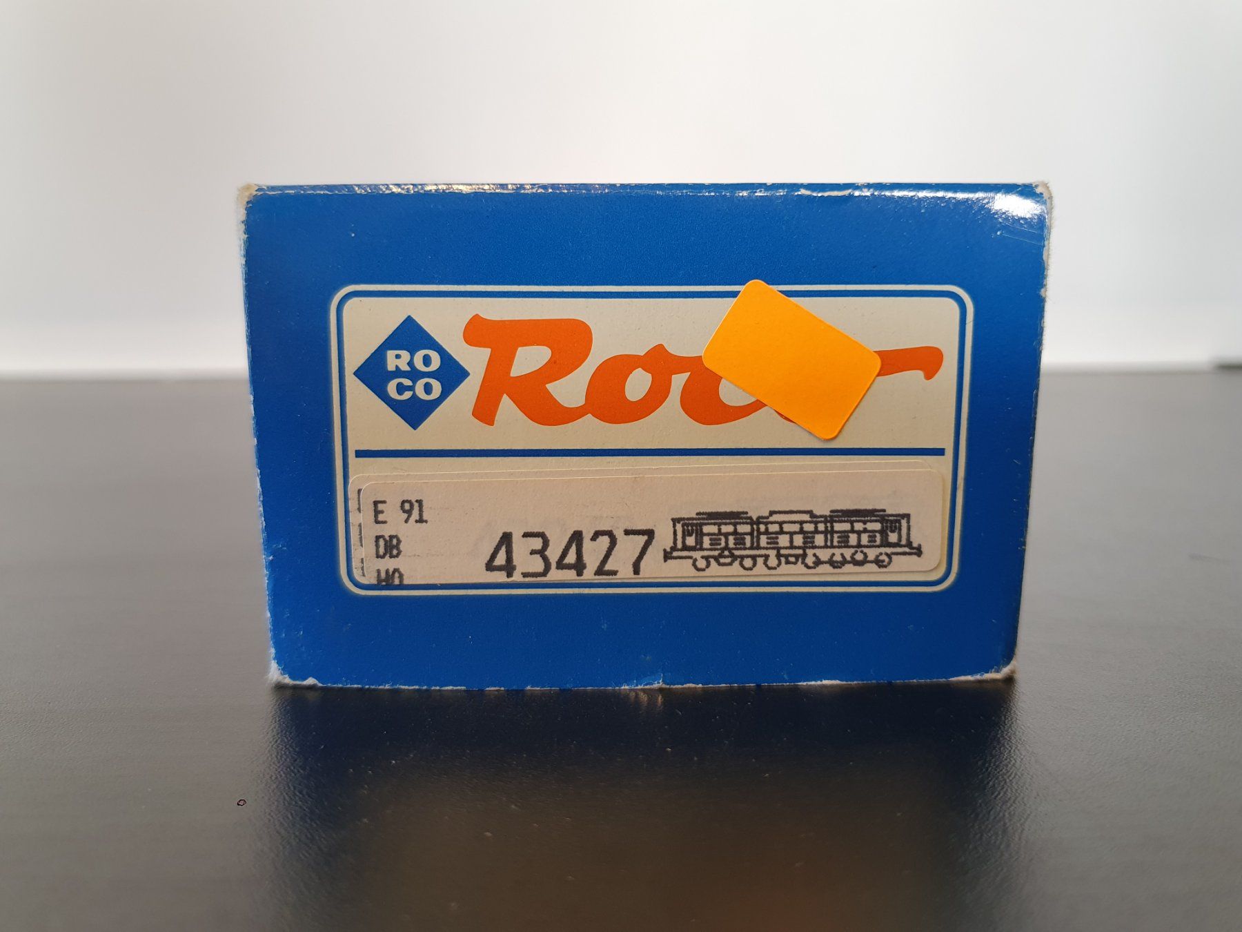 Roco Modellini di ferrovie: ROCO:DC: DR E-LOK BR E91 20 GRAU TOP/OVP – Usato da Biglen venduto da taunus82 1