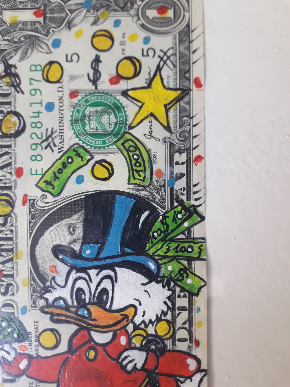 Gemälde: Gemälde Dagobert Duck Manuela Reitz – Neu und originalverpackt aus Balve von Manu_1303 4