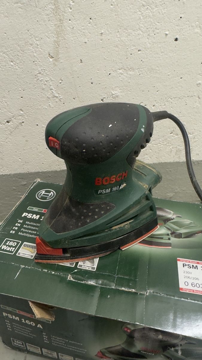 Bosch Schleifen & Polieren: Bosch PSM 160 A Multischleifer 160W mit Microfilter – Gebraucht aus Adliswil von 19Sokol86