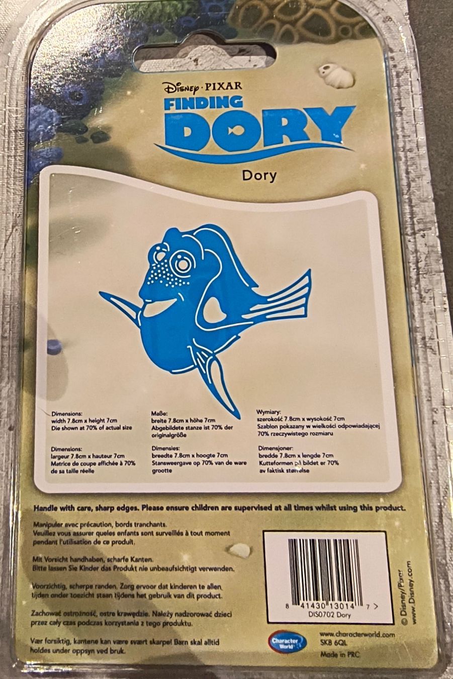 Sciablone: Dory Stanzschablone NEU Finding Dory – Nuovo e nell'imballaggio originale da Würenlingen venduto da Striga 1