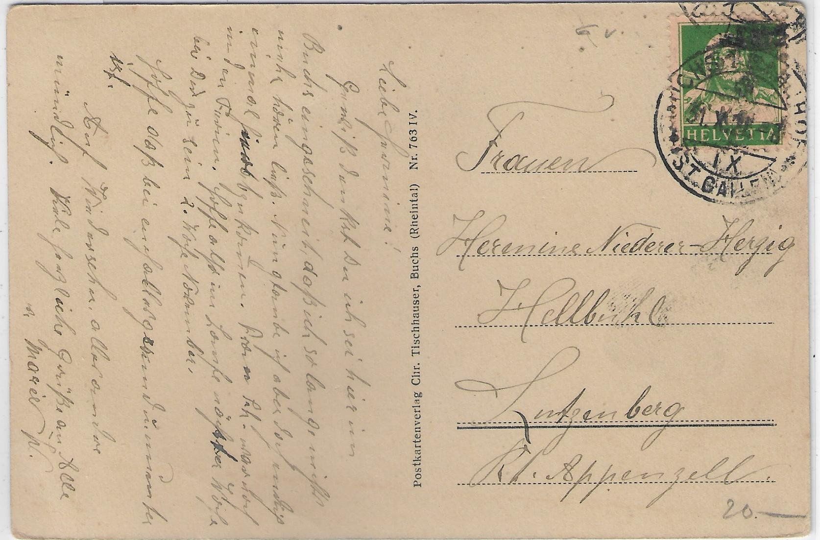 Cartoline postali: Buchs am Werdenberger See – Usato da Ettingen venduto da Kartenplanet 1