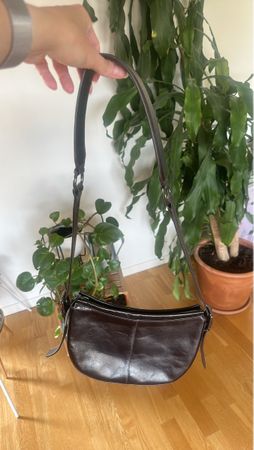 Dunkelbraune Vagabond Handtasche (Leder)