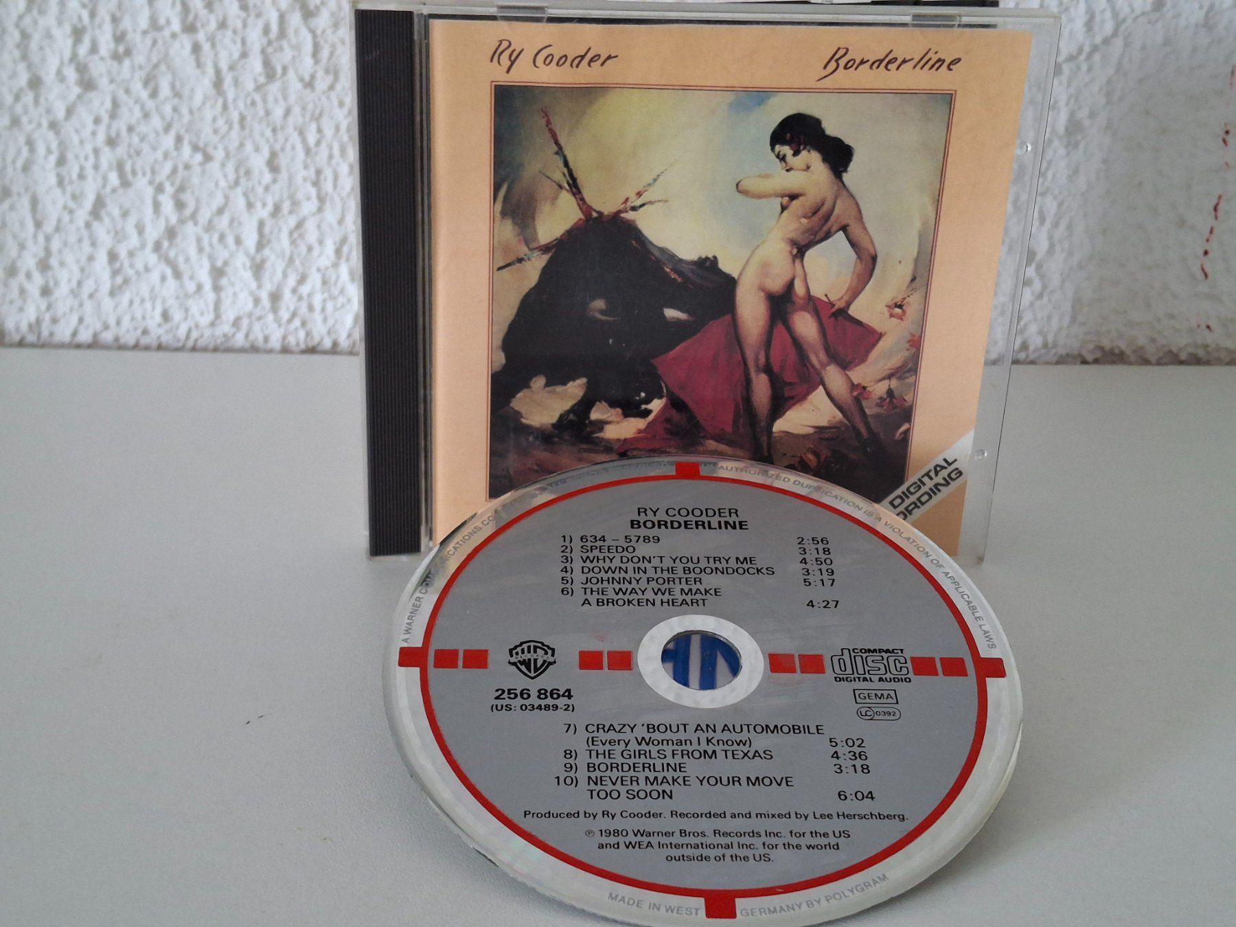 CDs: CD Ry Cooder -  Borderline – Gebraucht aus Aarberg von Jackup1