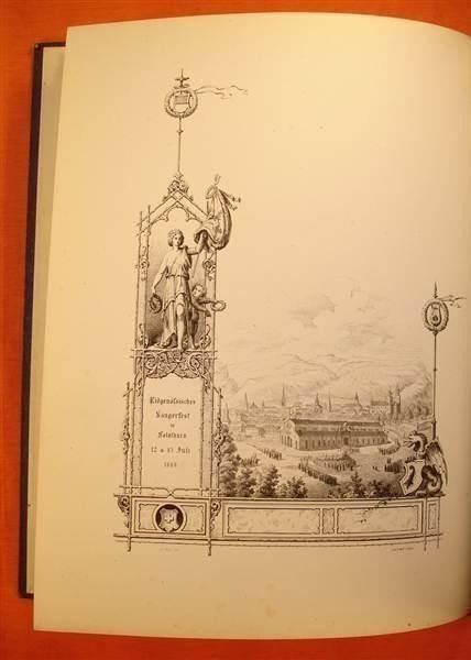 Libri: EIDG. SÄNGERFEST IN SOLOTHURN 1868, BASLER LIEDERTAFEL – Usato da Grüningen venduto da Kartensammler