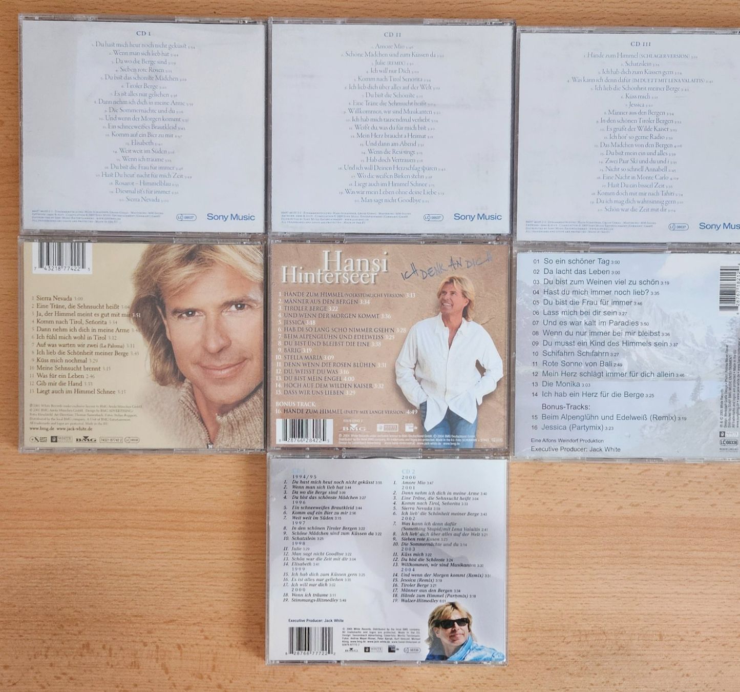 CD: CD Sammlung von Hansi Hinterseer. Total 8 CD's – Usato da Möriken AG venduto da Mavo 4