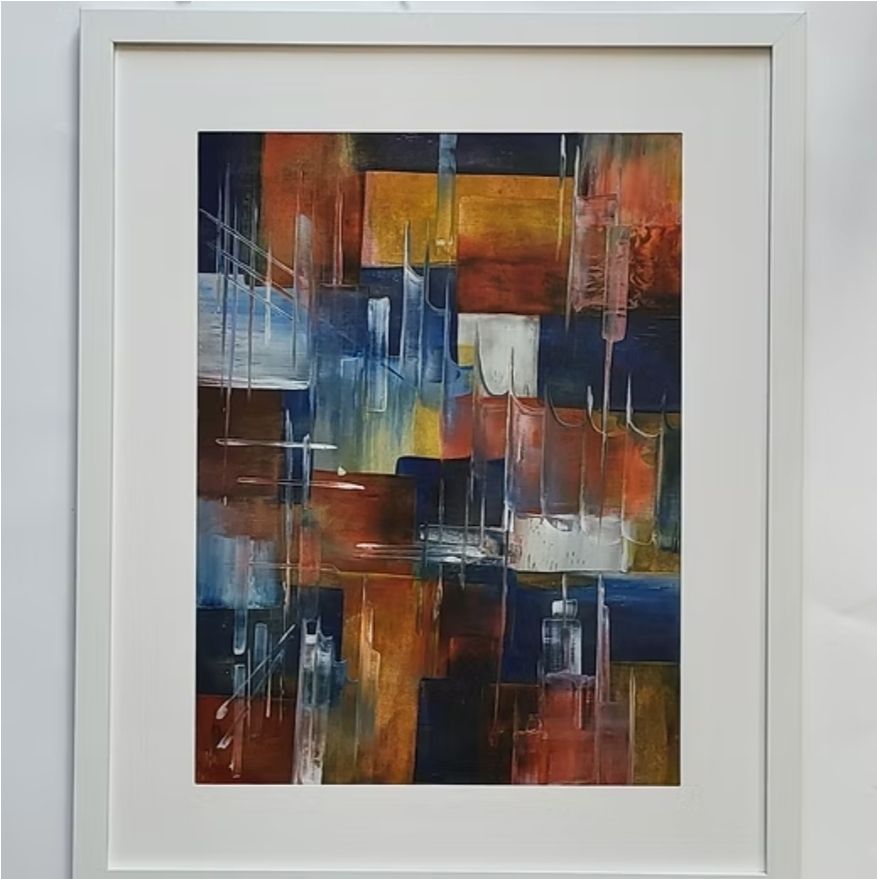 Foto & Immagini: Encaustic Bild, Stadtfragmente   – Nuovo (secondo la descrizione) da Meggen venduto da car_rxl6