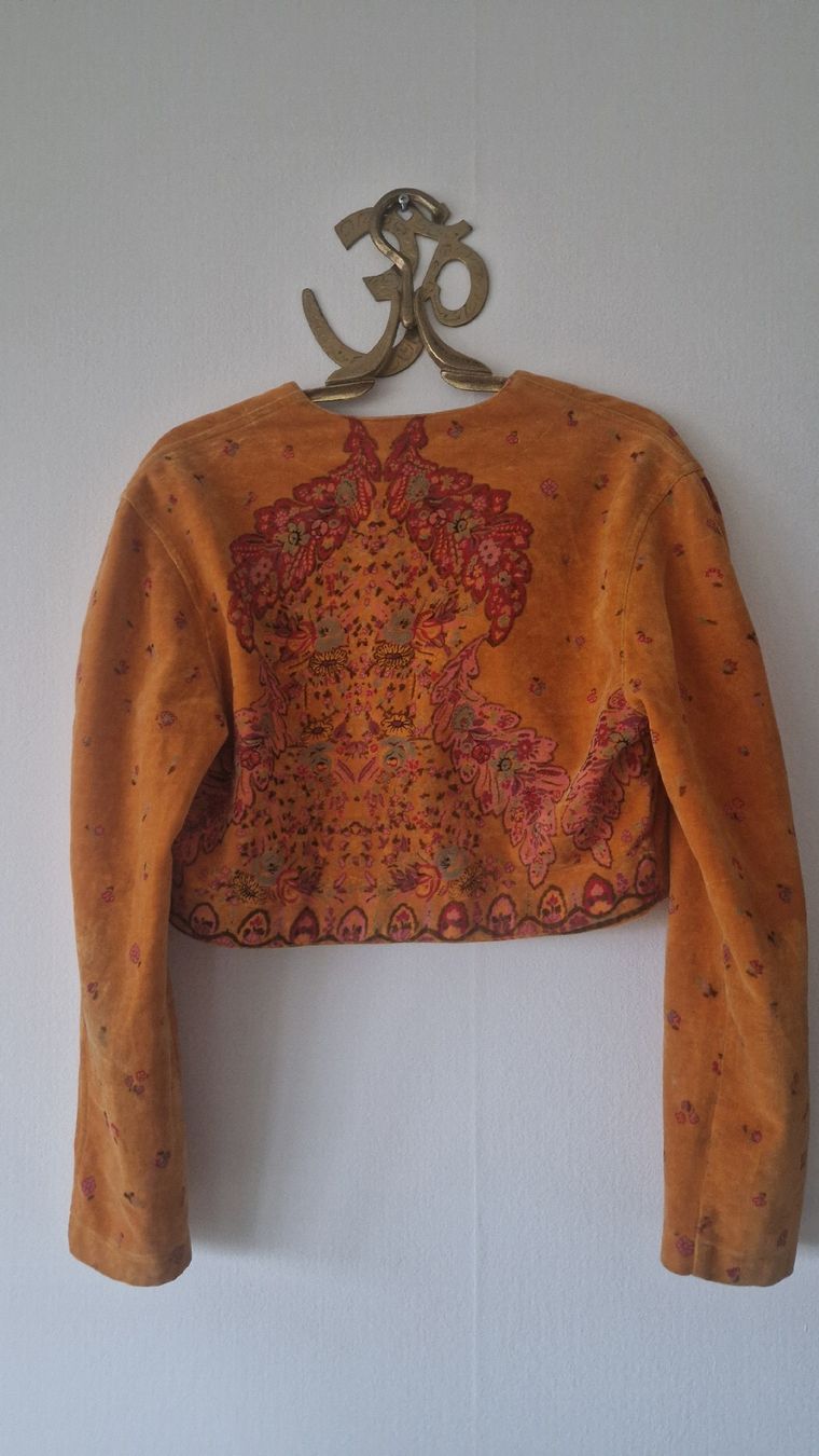 Boleros: Grith Gerner Bolero Orange Gemustert Groesse M – Neu (gemäss Beschreibung) aus Zürich von mis_2kxn