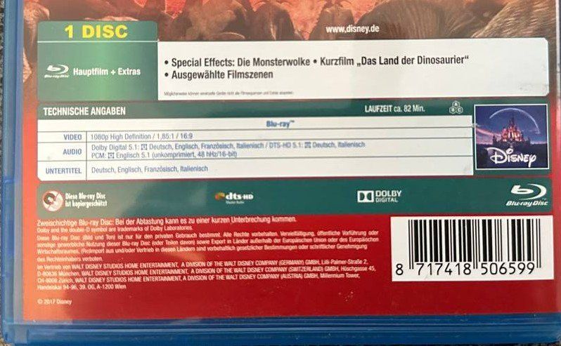 Tutti i DVDs: Disney Dinosaurier Blu-ray – Usato da Beringen venduto da Mantafisch1 2