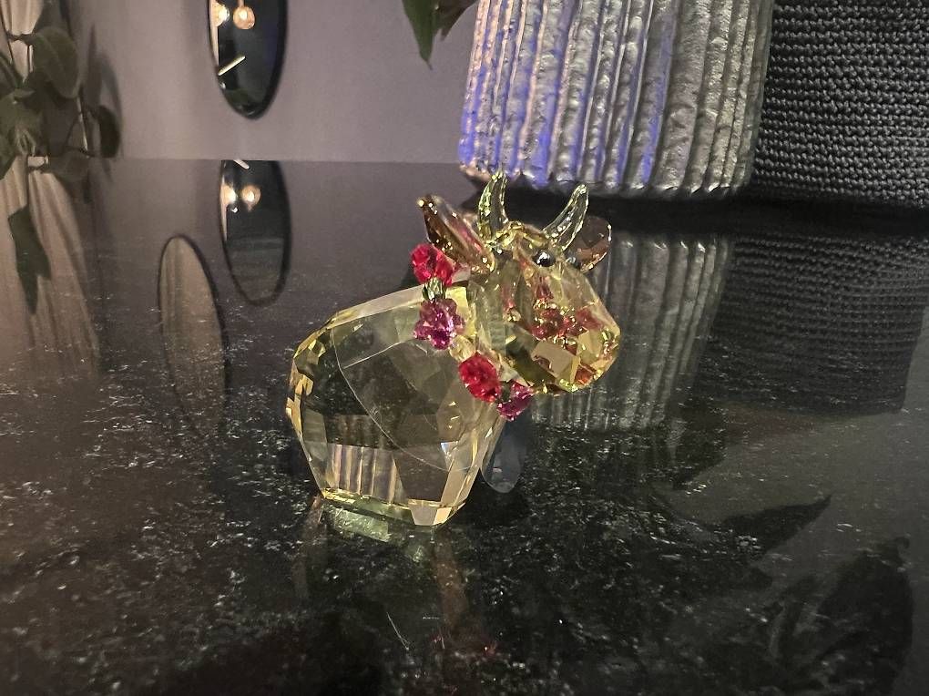 Statuette: Swarovski Moo Sunshine – Nuovo e nell'imballaggio originale da Meilen venduto da SandyB211