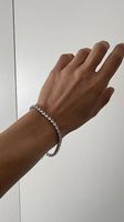 Strass Armband  925er Silber , Zirkon (Rujewelry) 