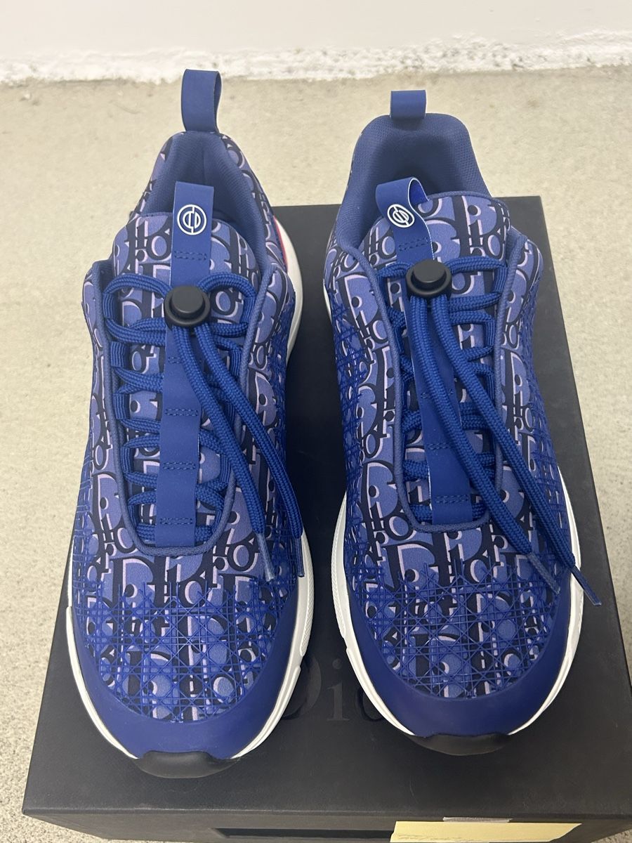 Dior Herrenschuhe: Dior B24 Oblique black blue red – Neu und originalverpackt aus St.Gallen von y.vrn1 2