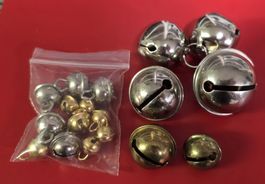 18 Glöckchen in verschiedenen grössen zum Basteln