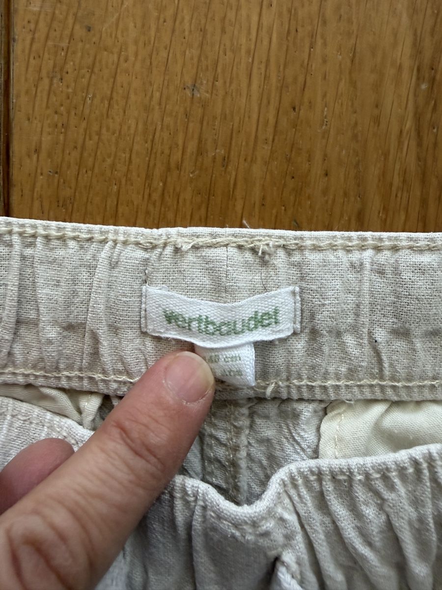 Vertbaudet Pantaloni: Beige Shorts mit 55 % Leinen von Vertbaudet Gr. 140 – Usato da Aarau venduto da Tam6 1