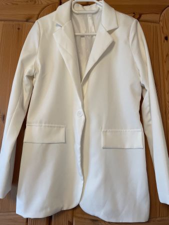 Edler, weisser Blazer – NEU! Grösse XL