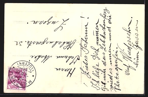Cartoline postali: AK Menznau, Teilansicht mit Kirche, 1939 – Usato da Berlin venduto da bartko-reher 1