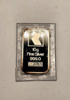 Silberbarren 10g Feinsilber 999.9 