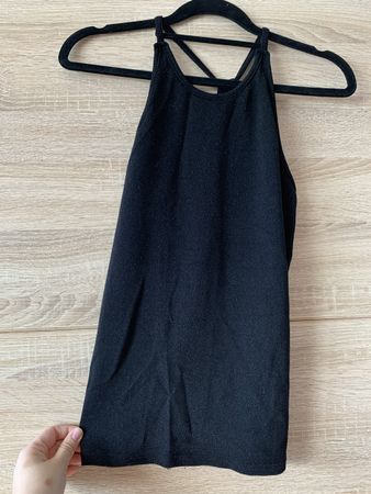 Haut noir paillette
