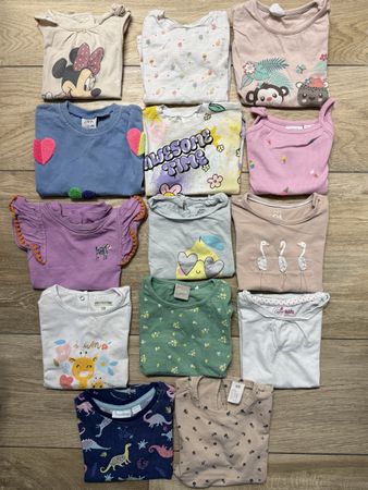 15x T-Shirt für Mädchen Größe 86/92 Zara, H&M, Smile,.. 🎀