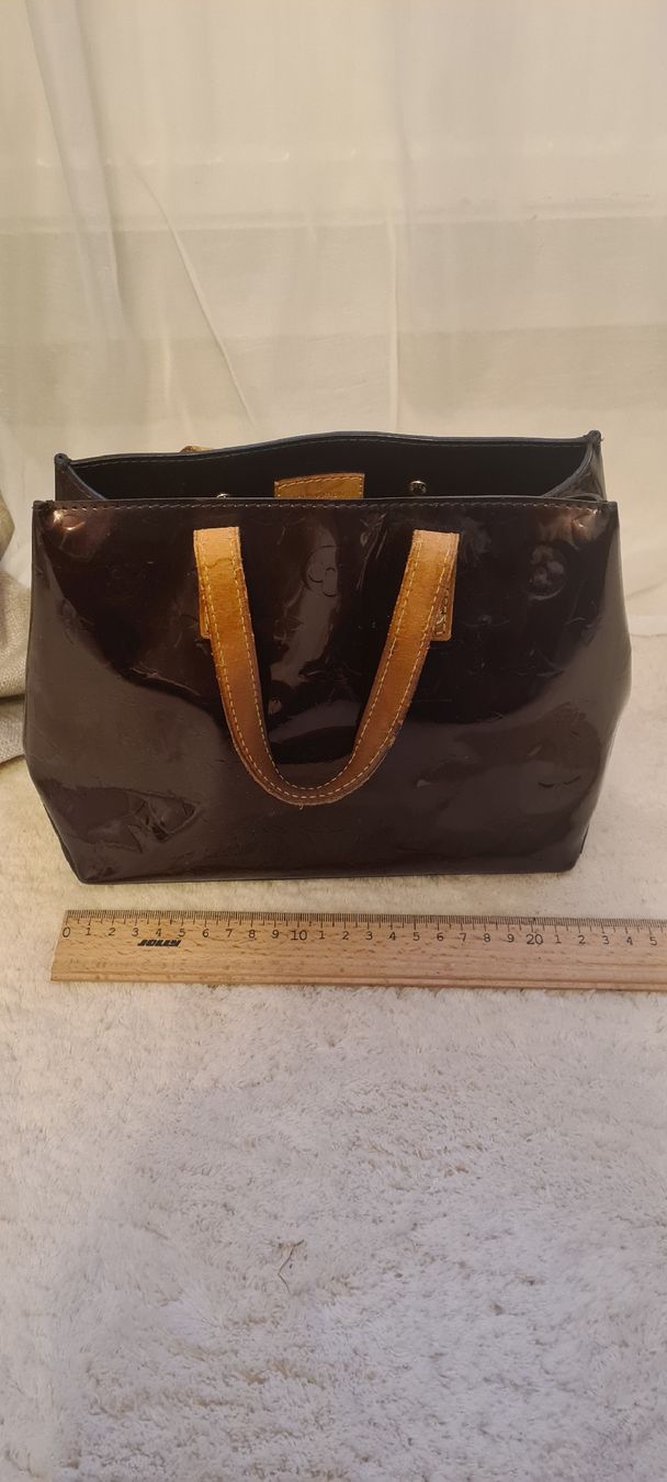 Louis Vuitton Borse da donna: Louis Vuitton Tasche Monogramm Vernis braun – Usato da Rebstein venduto da Soju3