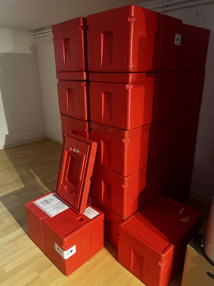 Frigoriferi & Refrigeratori: Rote Thermoboxen / Isolierboxen – Usato da Madiswil venduto da SWISS_49.B