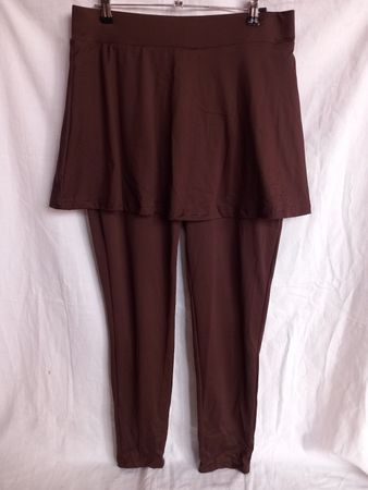 Legging marron avec jupe intégrée Taille S