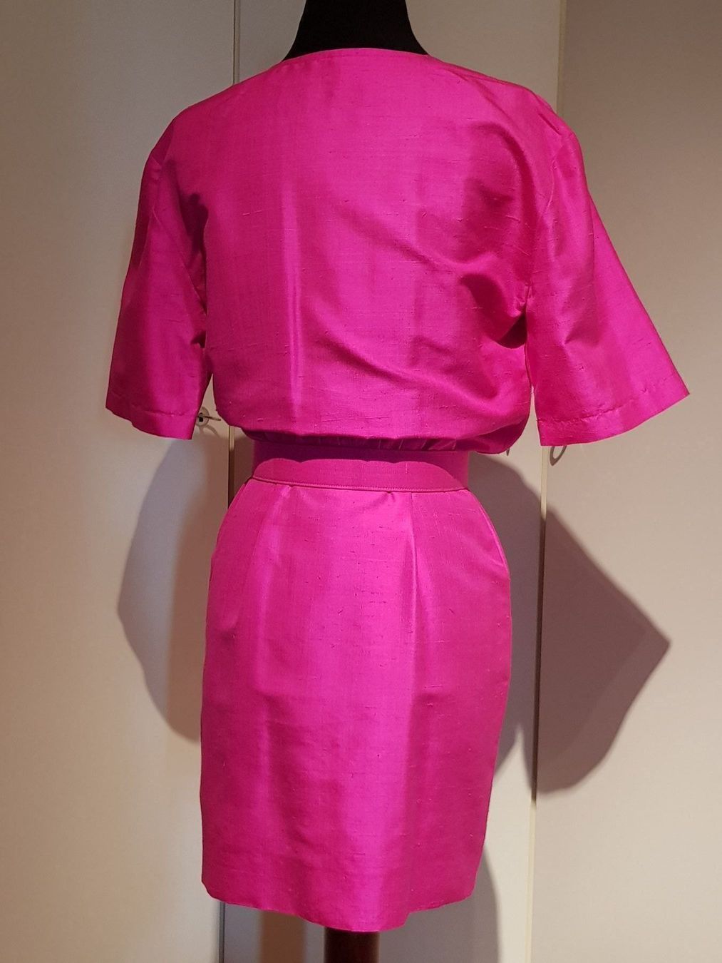 Vestiti: Kurzarm Seidenkleid Pink Gr. S – Nuovo (secondo la descrizione) da Bern venduto da Elaguna 2