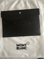 Montblanc  Pochette en cuir noir Neuve 