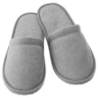 Pantoffel-Set, grau (3x L/XL & 1x S/M)
