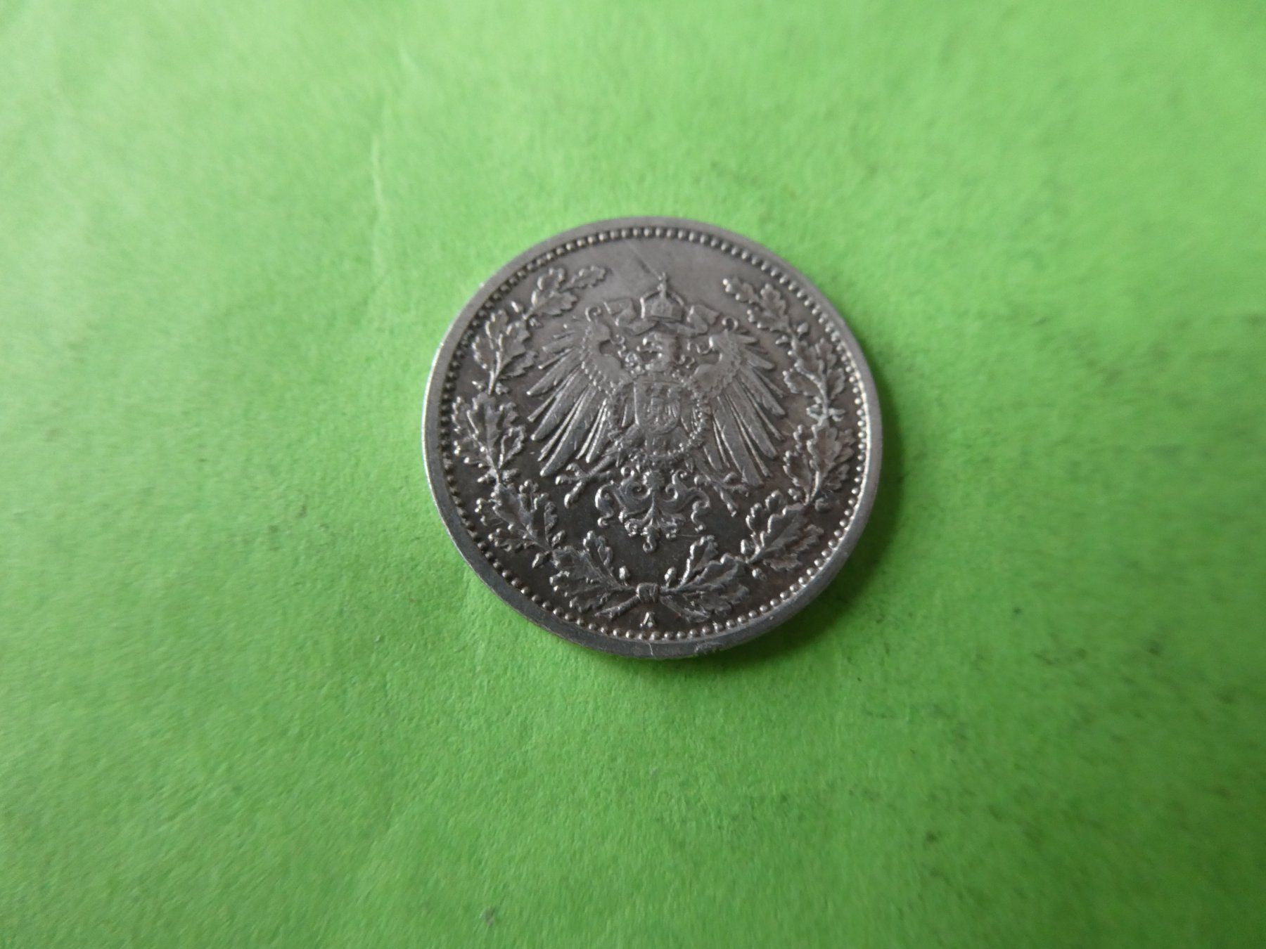 Tutti le monete: Dt. Reich 1917 A, 1/2 Silbermark – Usato da Hinterforst venduto da Rohusri 1
