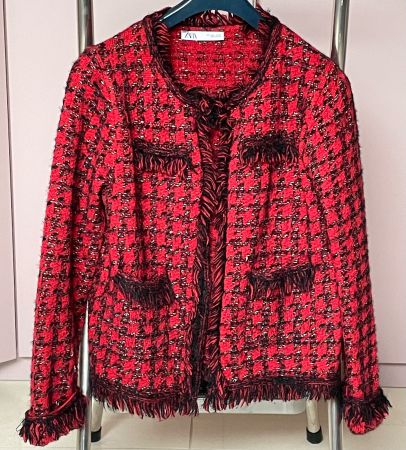 Zara Blazer/Jacke Gr. L Rot
