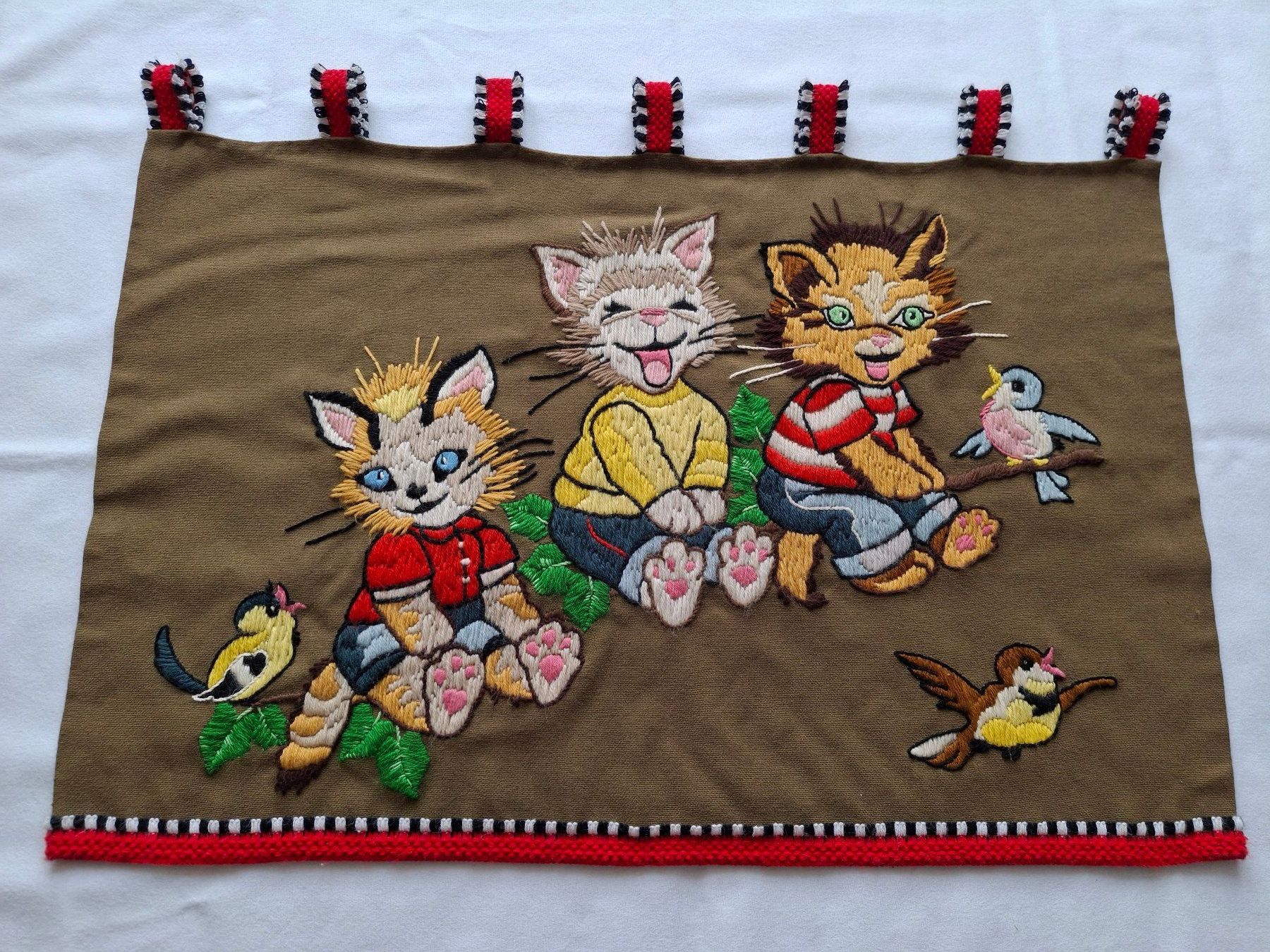 Foto & Immagini: Katzen Stoffbild Kinderzimmer – Usato da Wädenswil venduto da yde_nws9