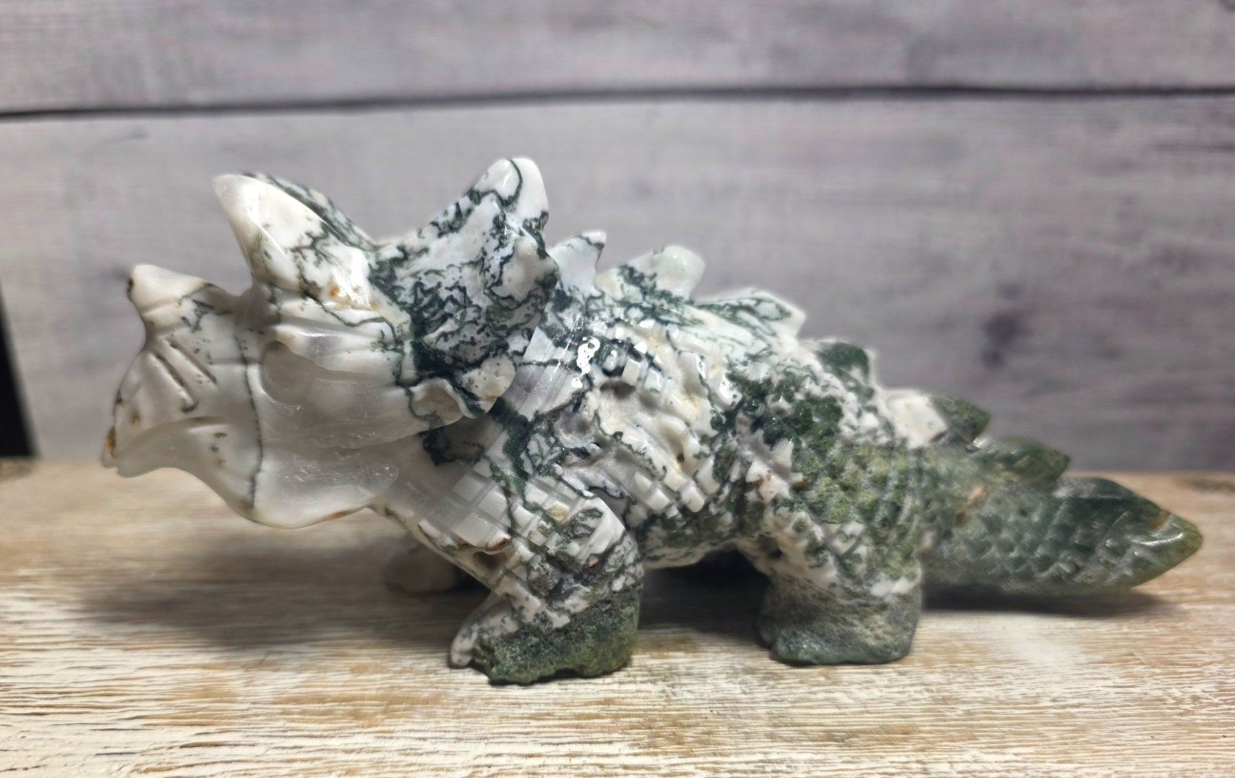 Minerali & Pietre curative: Moosachat Triceratops 500g – Nuovo e nell'imballaggio originale da Matzingen venduto da Shay_Crystalz 1