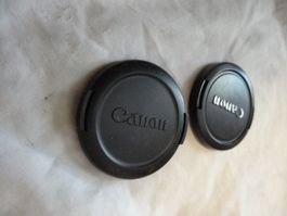 2 CANON LENS FORNE DECKEL.SCHÖN.58MM