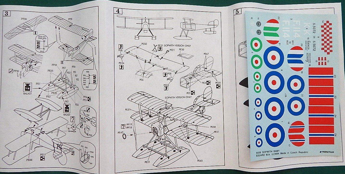Kit di modellismo & Modellini statici: Sopwith Baby – Nuovo e nell'imballaggio originale da Neuchâtel venduto da PAB2000 2