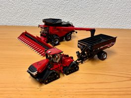 Case IH AF11 und Steiger 785 / Überladewagen J&M 1/64 ERTL