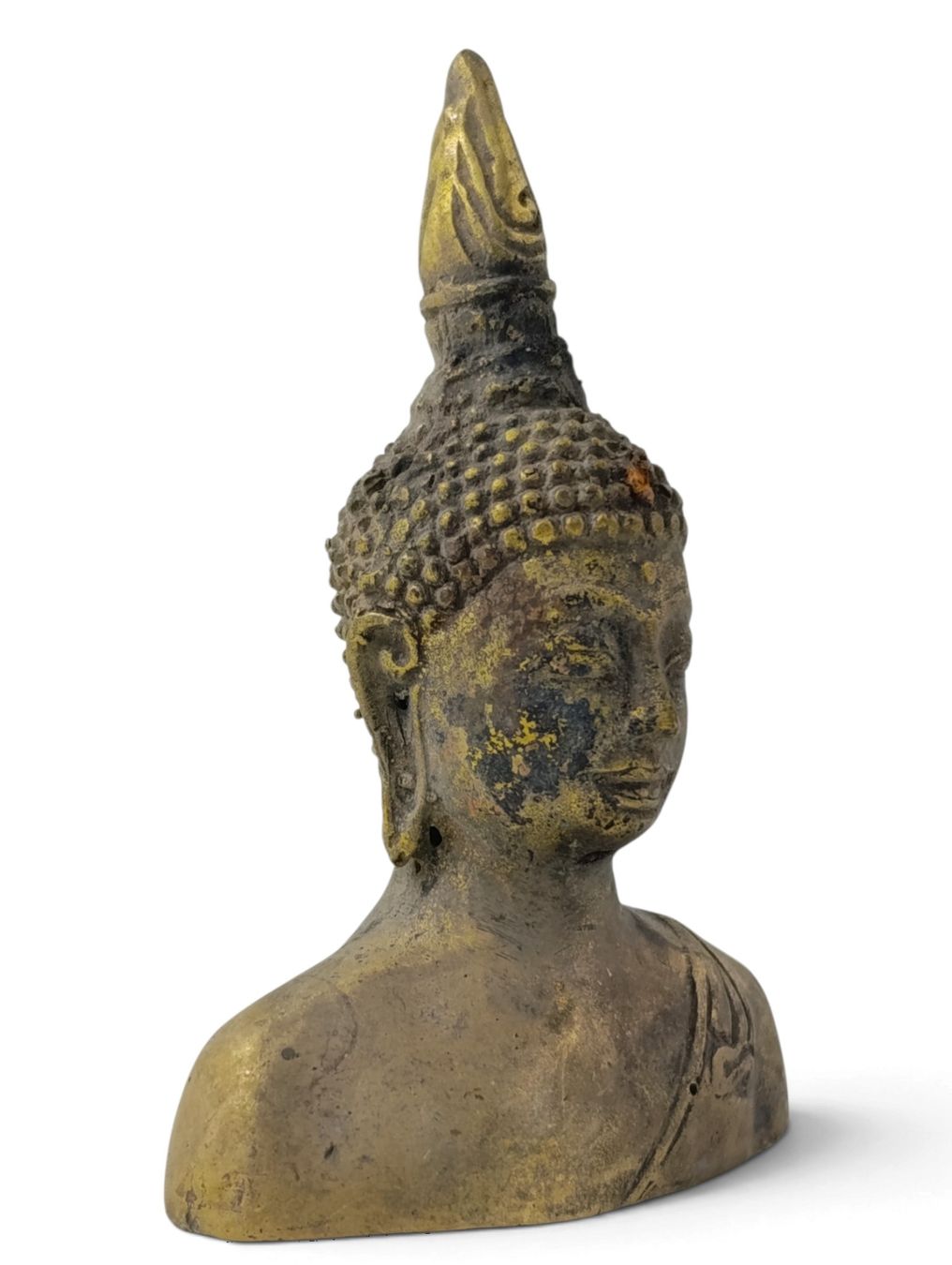 Statuette: Antike Buddha Büste Bronze  – Usato da Hochfelden venduto da Historium 5