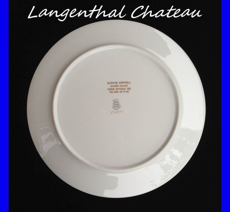 Piatti di portata: LANGENTHAL  CHATEAU  PLATTE  TORTENPLATTE – Usato da Subingen venduto da ArtBead 4