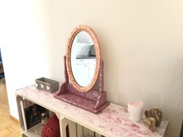 Retro Schminkspiegel / Tischspiegel mit Ablagefläche!