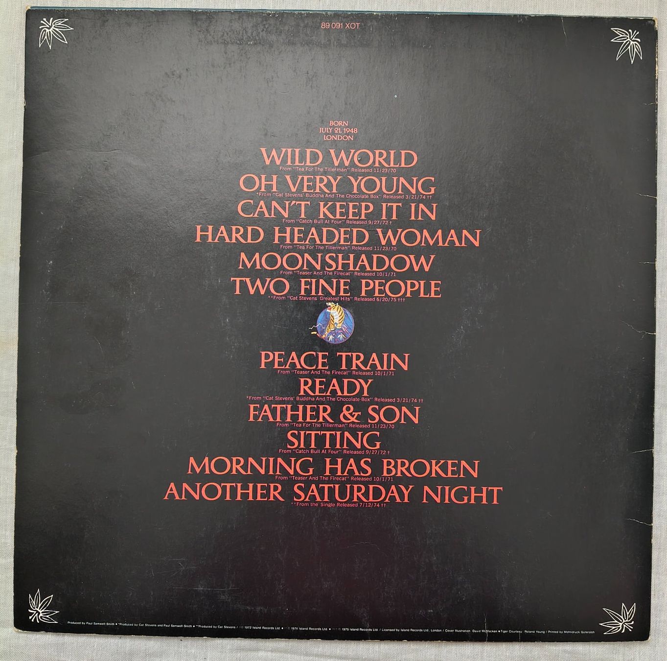Dischi in vinile: LP "CAT STEVENS - GREATEST HITS" – Usato da Binningen venduto da mar_2jlr 1
