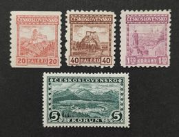 Tschechoslowakei 1926-28, ungestempelte