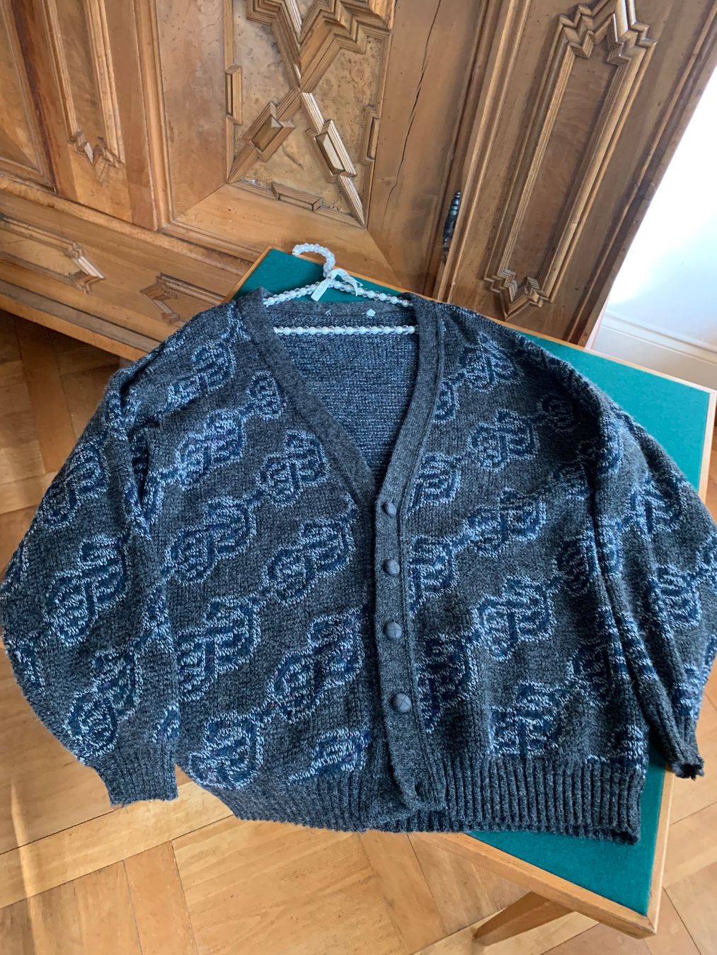 Jacken: VINTAGE`80-90 Strickjacke  Größe: L – Gebraucht aus Interlaken von Bona55 6