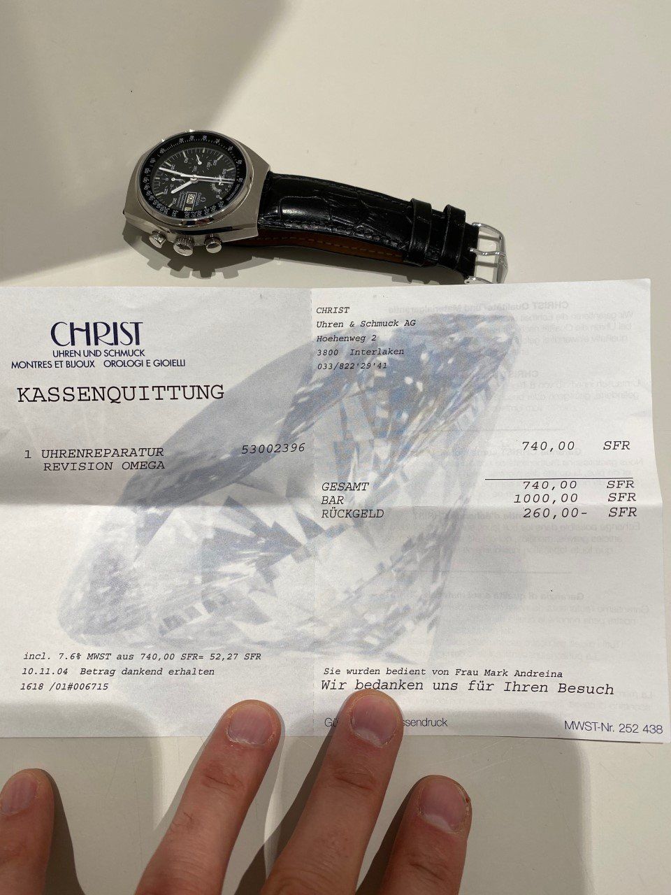 Omega Orologi: Omega Speedmaster IV 4.5 Ref. 176.0012 – Usato da Gossau venduto da Rico2011 7
